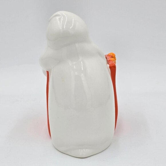 Vintage American Greetings Ghost "Trick Or Treat" Ceramic Candle Votive Holder - Picture 5 of 12